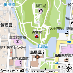 亀田山喫茶室周辺の地図