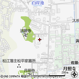 島根県松江市外中原町鷹匠町145-3周辺の地図