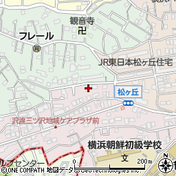 神奈川県横浜市神奈川区沢渡64周辺の地図