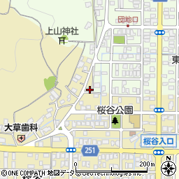 鳥取県鳥取市桜谷25-1周辺の地図