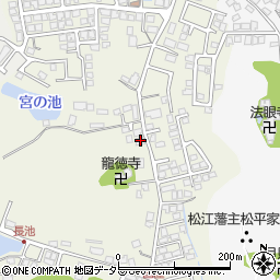 島根県松江市国屋町国屋上318周辺の地図