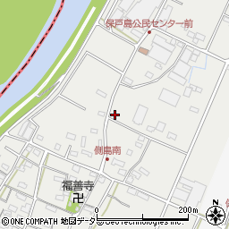 岐阜県関市側島周辺の地図