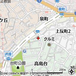 神奈川県横浜市神奈川区高島台20-1周辺の地図