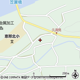岐阜県恵那市長島町久須見457周辺の地図
