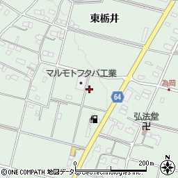 岐阜県美濃加茂市下米田町東栃井203周辺の地図