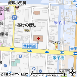島根県松江市母衣町68周辺の地図