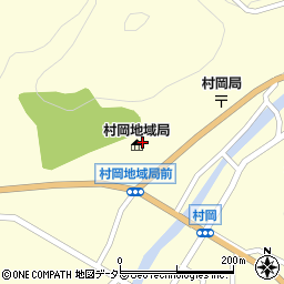 香美町立　村岡区中央公民館周辺の地図