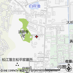 島根県松江市外中原町鷹匠町144-2周辺の地図