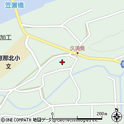 岐阜県恵那市長島町久須見452周辺の地図