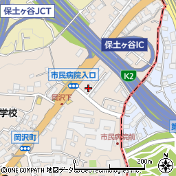 神奈川県横浜市保土ケ谷区岡沢町63周辺の地図