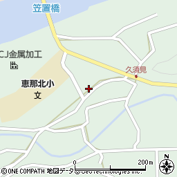 岐阜県恵那市長島町久須見186周辺の地図