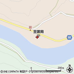 岐阜県恵那市笠置町姫栗1545周辺の地図