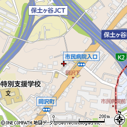神奈川県横浜市保土ケ谷区岡沢町327-2周辺の地図