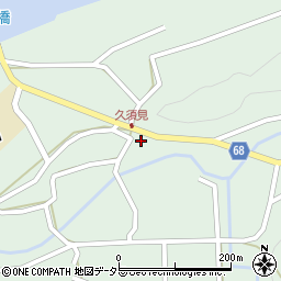 岐阜県恵那市長島町久須見444周辺の地図