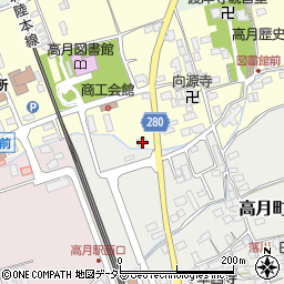 滋賀県長浜市高月町渡岸寺126周辺の地図