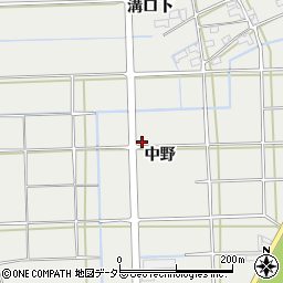 岐阜県岐阜市溝口中野周辺の地図