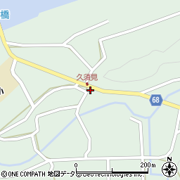 岐阜県恵那市長島町久須見442周辺の地図