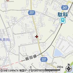 長野県飯田市長野原597周辺の地図