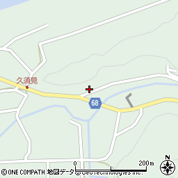 岐阜県恵那市長島町久須見436周辺の地図