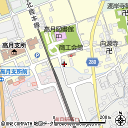 滋賀県長浜市高月町渡岸寺130周辺の地図