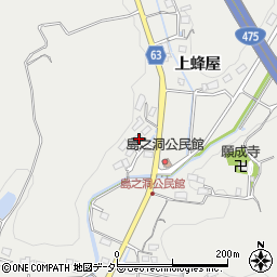岐阜県美濃加茂市蜂屋町上蜂屋265周辺の地図