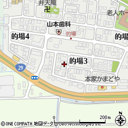 鳥取県鳥取市的場3丁目36周辺の地図