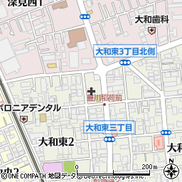 東京葬祭大和式礼周辺の地図