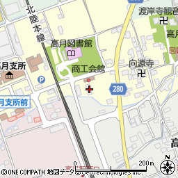 滋賀県長浜市高月町渡岸寺125周辺の地図