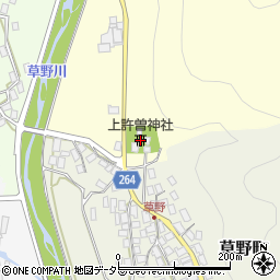 上許曽神社周辺の地図