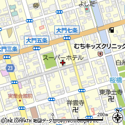 スーパーホテル東舞鶴周辺の地図