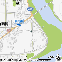 兵庫県豊岡市日高町鶴岡周辺の地図