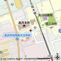 滋賀県長浜市高月町渡岸寺148-1周辺の地図