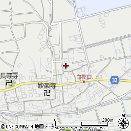 速行寺周辺の地図