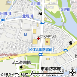 ドコモショップ松江学園通り店周辺の地図