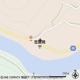岐阜県恵那市笠置町姫栗1525周辺の地図