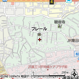 神奈川県横浜市神奈川区三ツ沢東町周辺の地図