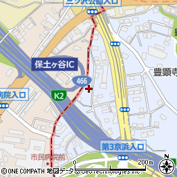 神奈川県横浜市神奈川区三ツ沢西町6-32周辺の地図