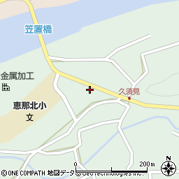 岐阜県恵那市長島町久須見192周辺の地図