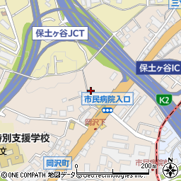 神奈川県横浜市保土ケ谷区岡沢町353周辺の地図