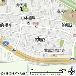 鳥取県鳥取市的場3丁目40周辺の地図