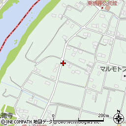 岐阜県美濃加茂市下米田町東栃井1753周辺の地図