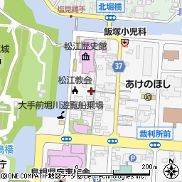 島根県松江市殿町269周辺の地図
