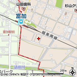 岐阜県加茂郡富加町羽生1717-6周辺の地図