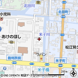 島根県松江市母衣町178周辺の地図