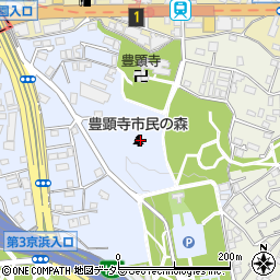 神奈川県横浜市神奈川区三ツ沢西町14周辺の地図