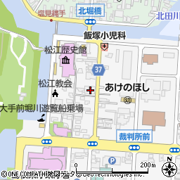 島根県松江市殿町258周辺の地図