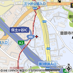 神奈川県横浜市神奈川区三ツ沢西町7-14周辺の地図