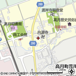滋賀県長浜市高月町渡岸寺91周辺の地図