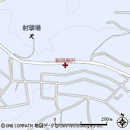 新岡瀬沢周辺の地図