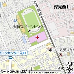 大和スポーツセンター周辺の地図